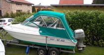 Bootsverdeck Mintgrün