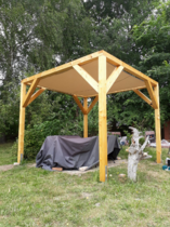 Sonnendach für einen Pavillion